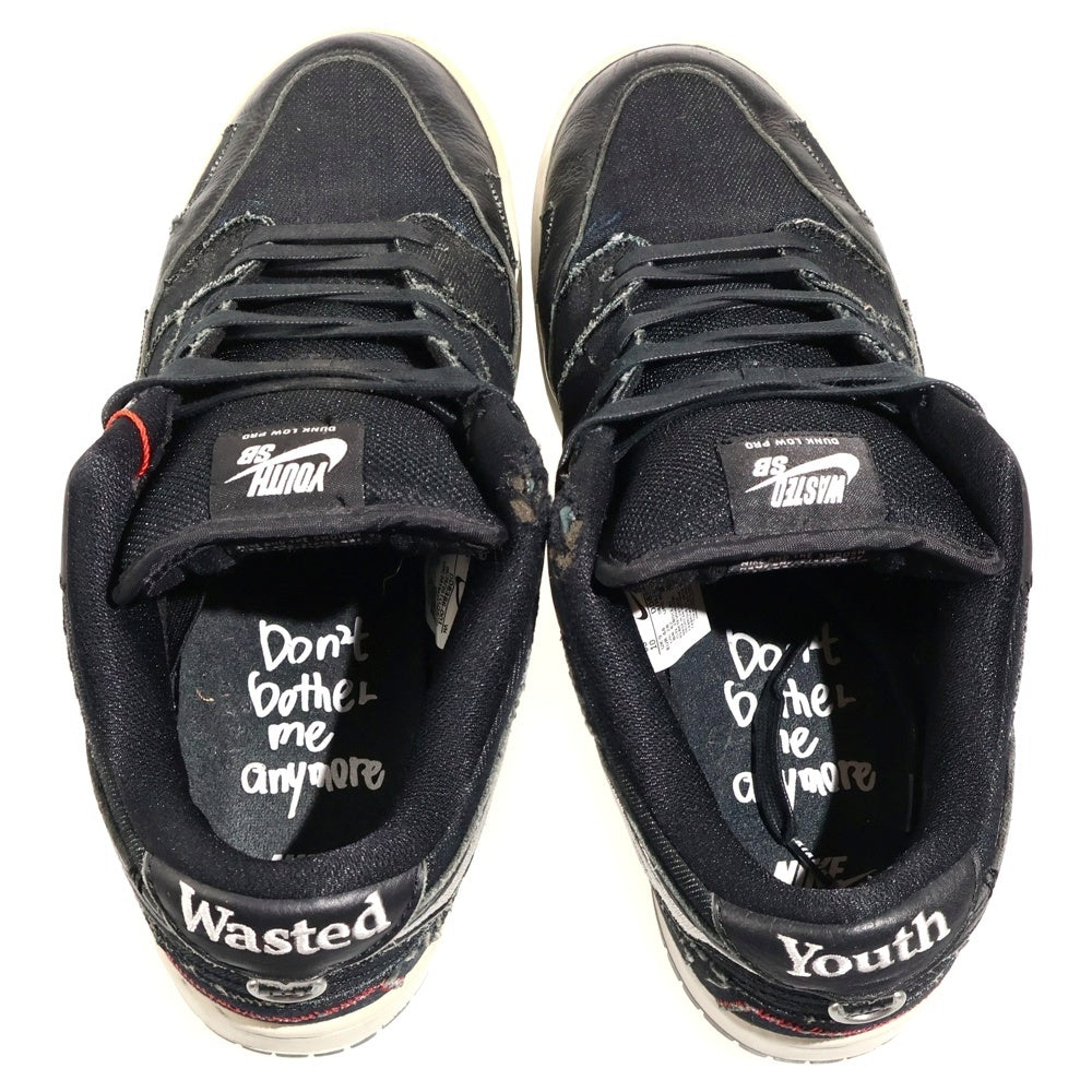 NIKE(ナイキ) ×Wasted Youth DUNK LOW PRO QS ウェイステッドユース ダンク ローカットスニーカー ブラック US10/28cm DD8386-001
