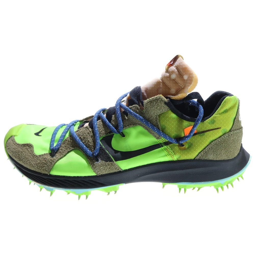 NIKE(ナイキ) ×OFF-WHITE WMNS AIR ZOOM TERRA KIGER 5 オフホワイト ウィメンズ テラ カイガー ローカットスニーカー グリーン US12/29cm CD8179-300 レディース
