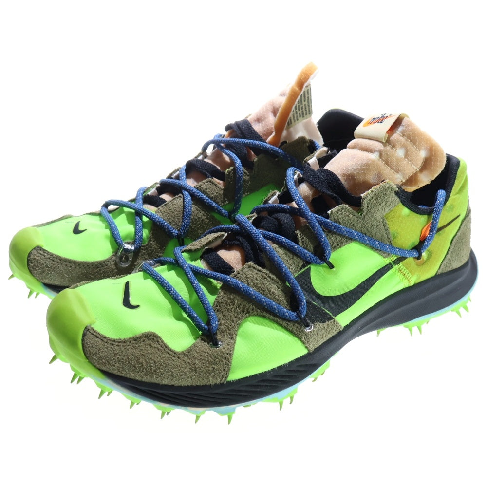 NIKE(ナイキ) ×OFF-WHITE WMNS AIR ZOOM TERRA KIGER 5 オフホワイト ウィメンズ テラ カイガー ローカットスニーカー グリーン US12/29cm CD8179-300 レディース