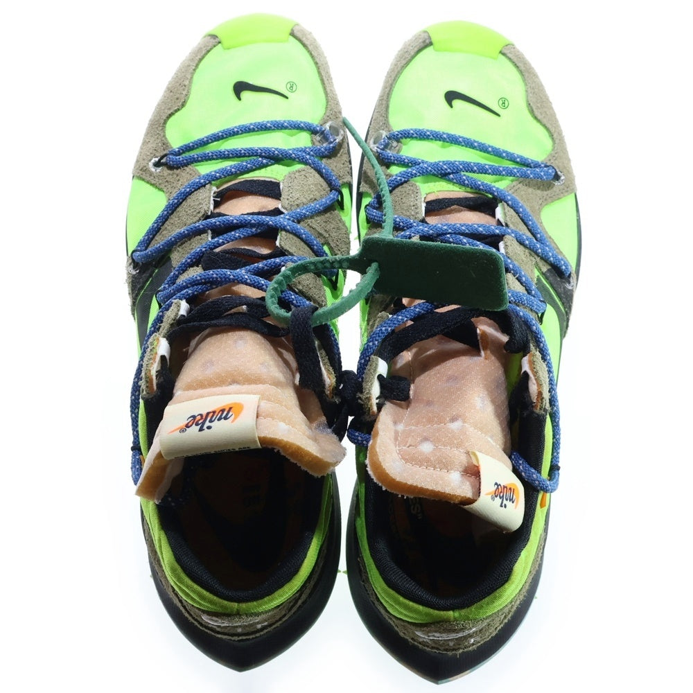 NIKE(ナイキ) ×OFF-WHITE WMNS AIR ZOOM TERRA KIGER 5 オフホワイト ウィメンズ テラ カイガー ローカットスニーカー グリーン US12/29cm CD8179-300 レディース