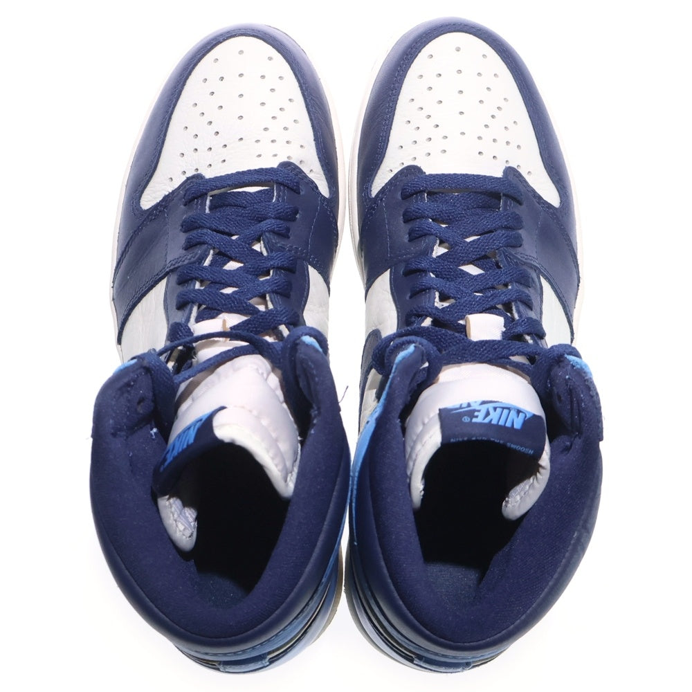 NIKE(ナイキ) AIR JORDAN 1 RETRO HIGH OG OBSIDIAN UNIVERSITY BLUE エアジョーダン1 レトロ ハイカットスニーカー ブルー US10/28cm 555088-140