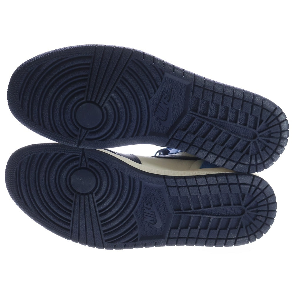 NIKE(ナイキ) AIR JORDAN 1 RETRO HIGH OG OBSIDIAN UNIVERSITY BLUE エアジョーダン1 レトロ ハイカットスニーカー ブルー US10/28cm 555088-140