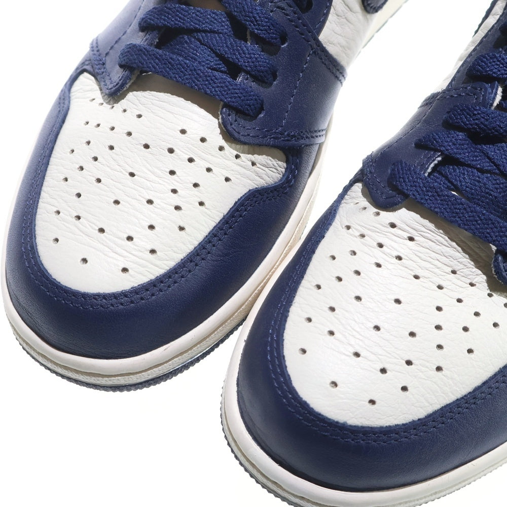 NIKE(ナイキ) AIR JORDAN 1 RETRO HIGH OG OBSIDIAN UNIVERSITY BLUE エアジョーダン1 レトロ ハイカットスニーカー ブルー US10/28cm 555088-140