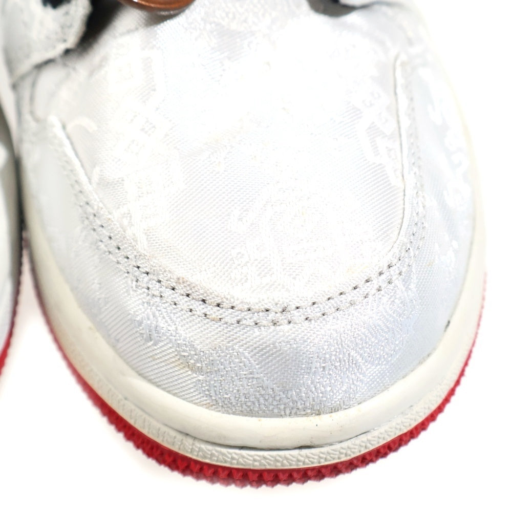 NIKE(ナイキ) ×CLOT AIR JORDAN 1 MID SE FEARLESS クロット エアジョーダン1 ミッド フィアレス ハイカットスニーカー シルバー US10/28cm CU2804-100