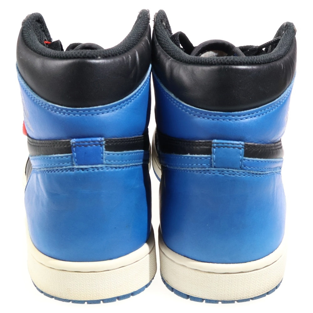NIKE(ナイキ) AIR JORDAN 1 RETRO HIGH ROYAL エアジョーダン1 レトロ ロイヤル ハイカットスニーカー ブルー/ブラック US10.5/28.5cm 555088-007