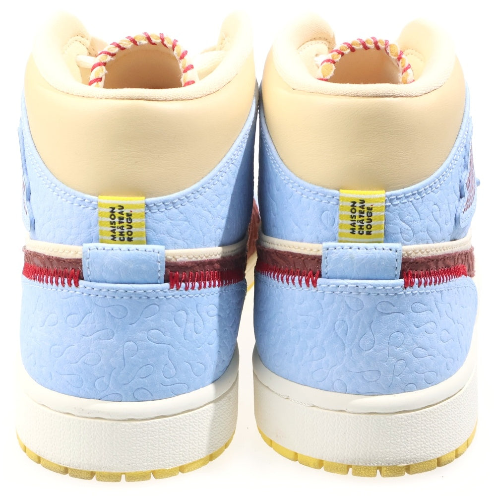 NIKE(ナイキ) ×MAISON CHATEAU ROUGE AIR JORDAN 1 MID SE メゾン シャトー ルージュ エアジョーダン1 ミッドカットスニーカー マルチ US10.5/28.5cm CU2803-200