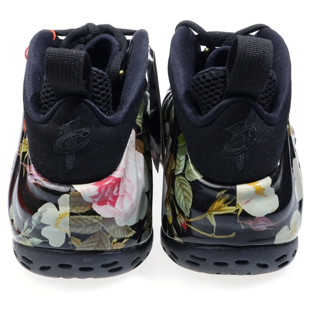 NIKE(ナイキ) AIR FOAMPOSITE ONE FLORAL エアー フォームポジット ワン フローラル ハイカットスニーカー ブラック US10.5/28.5cm 314996-012