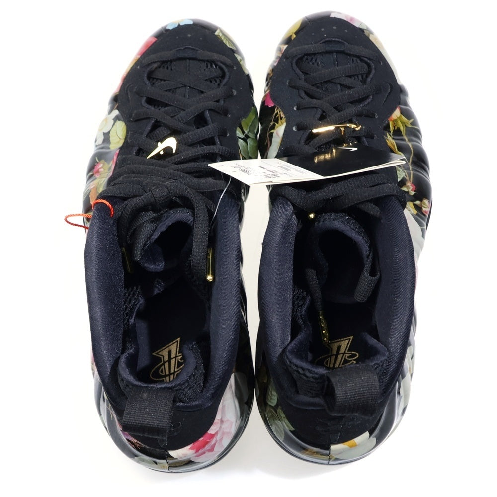 NIKE(ナイキ) AIR FOAMPOSITE ONE FLORAL エアー フォームポジット ワン フローラル ハイカットスニーカー ブラック US10.5/28.5cm 314996-012