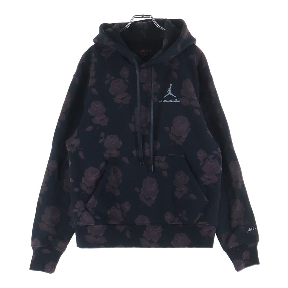 NIKE(ナイキ) 25SS ×アママニエール ジョーダン ブランド オール オーバー プリントデザイン フーデッド スウェット パーカー ブラック DJ9753-010