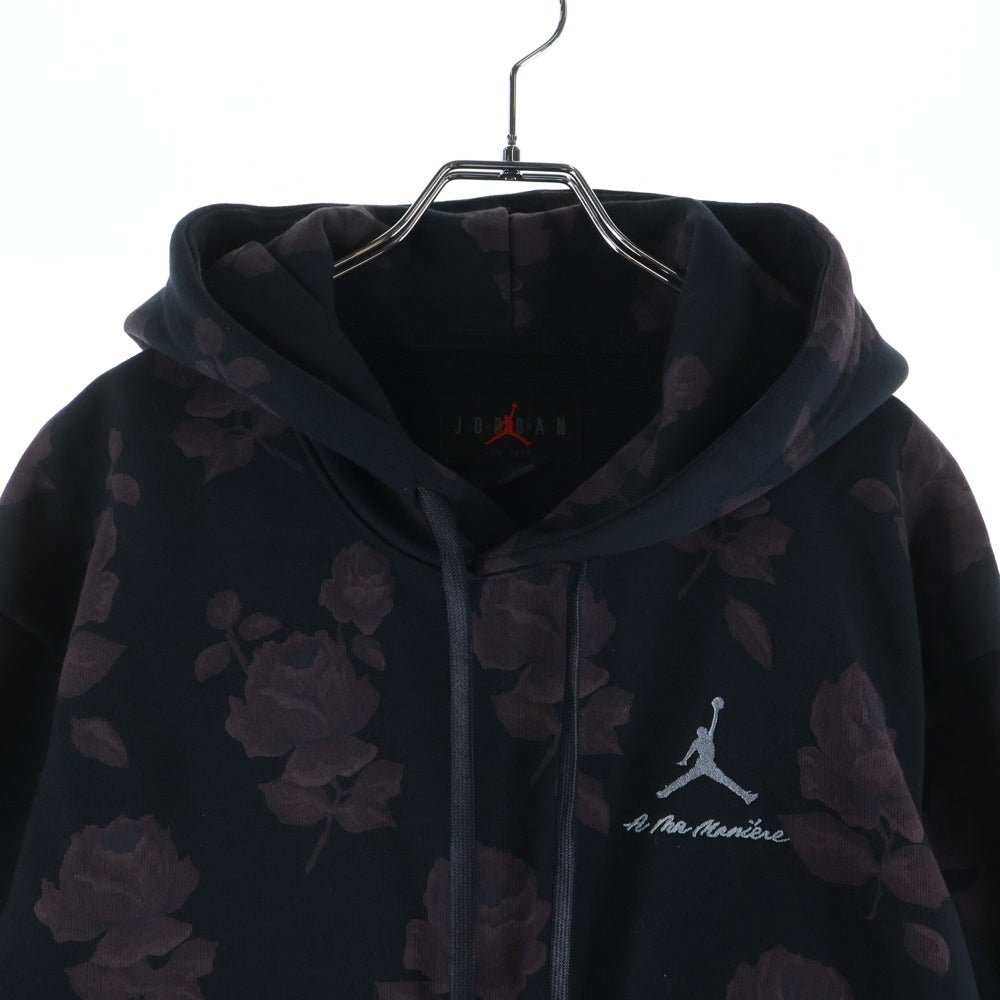 NIKE(ナイキ) 25SS ×アママニエール ジョーダン ブランド オール オーバー プリントデザイン フーデッド スウェット パーカー ブラック DJ9753-010