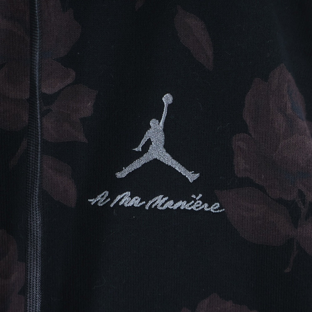 NIKE(ナイキ) 25SS ×アママニエール ジョーダン ブランド オール オーバー プリントデザイン フーデッド スウェット パーカー ブラック DJ9753-010