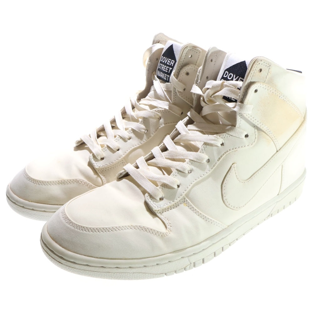 NIKE(ナイキ) ×DOVER STREET MARKET DUNK LUX SP ドーバーストリートマーケット ダンク ハイカットスニーカー ホワイトUS10/28cm 718766-101