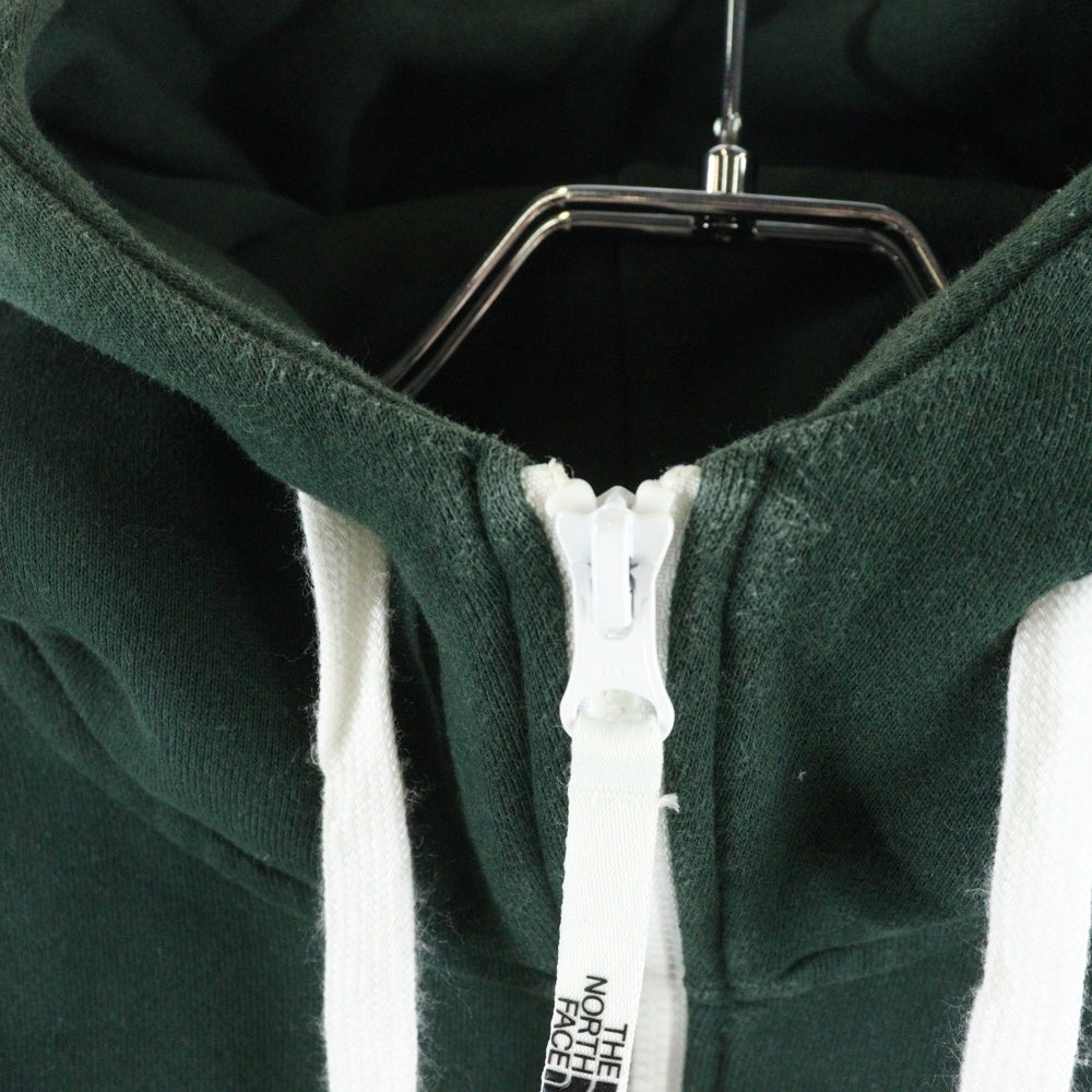 THE NORTH FACE(ザノースフェイス) REARVIEW FULLZIP HOODIE リアビューフルジップフーディ スウェットパーカー グリーン NT11930