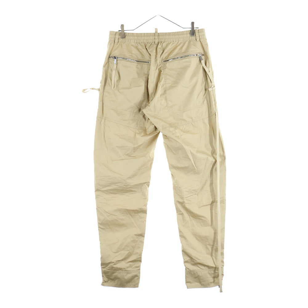 DSQUARED2(ディースクエアード) 22SS PARACHUTE TROUSERS サイドジップ パラシュート ジョガーパンツ トラウザー ベージュ S71KB0454 S54540