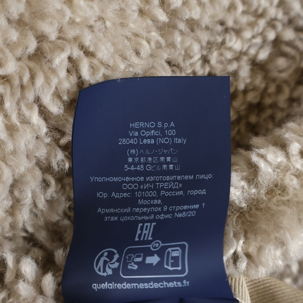 HERNO(ヘルノ) ボアトレンチコート レディース ベージュ CA000500D