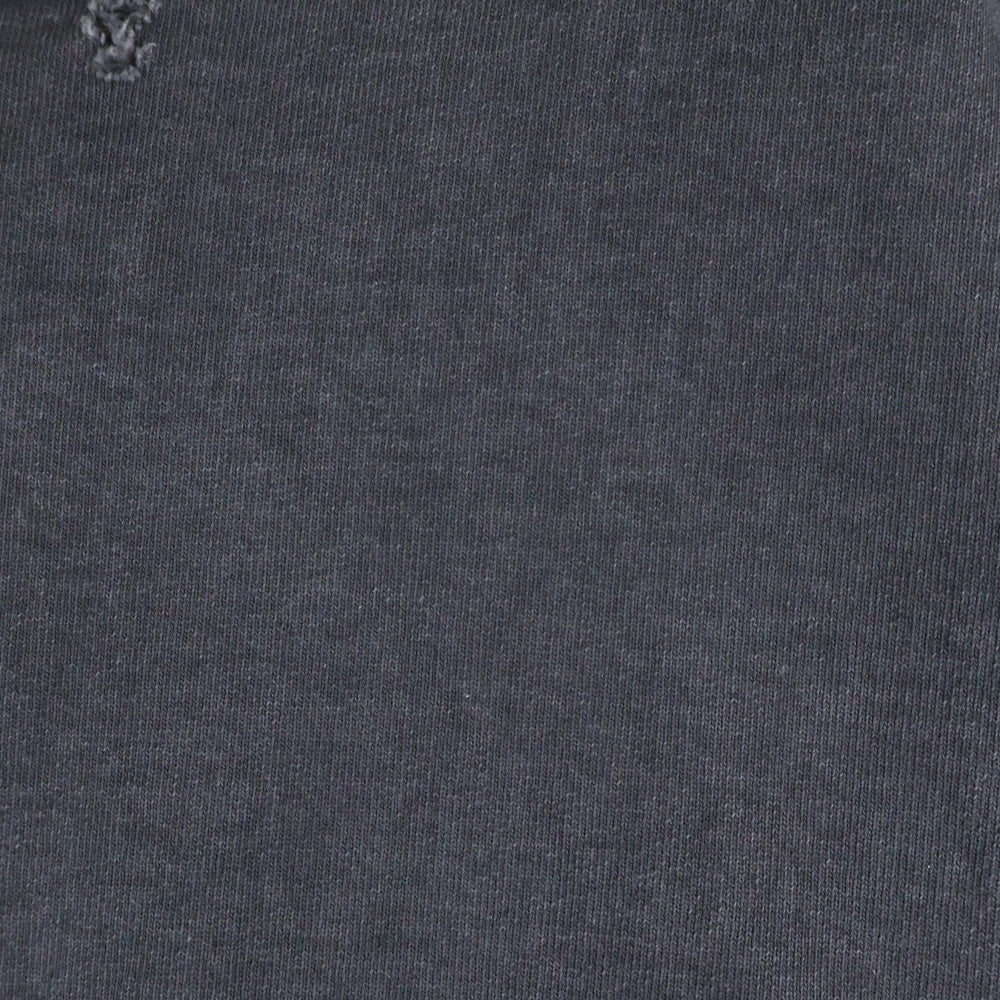 NEXUS7(ネクサスセブン) DAMAGED CREW VEST ダメージ加工 クルーネックスウェットベスト ブラック ROS-NNK-C0A