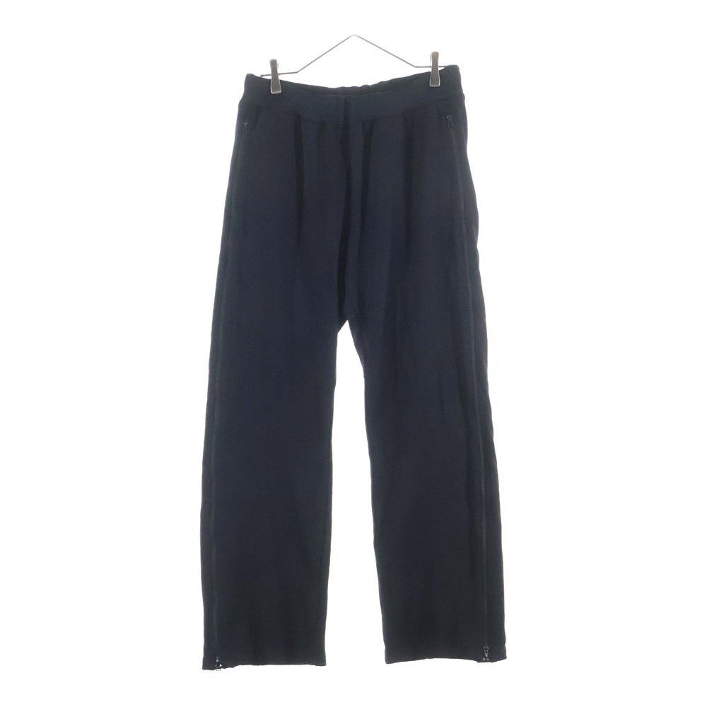 ROTOL(ロトル) レーヨン混 サイドジップ イージートラックパンツ ブラック