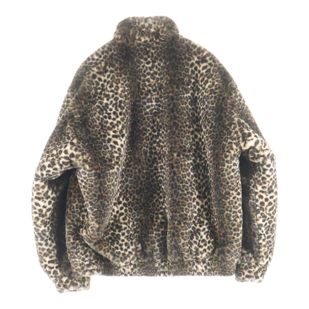 WACKO MARIA(ワコマリア) 25AW ×MCGREGOR LEOPARD FUR ANTI-FREEZE JACKET マックレガー レオパード ファー アンチフリーズ ボアジャケット ベージュ 25FW-WMO-MC02