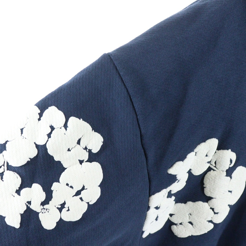 DENIM TEARS(デニムティアーズ) 23SS COTTON WREATH HOODIE コットン リース フーデット スウェットパーカー ネイビー