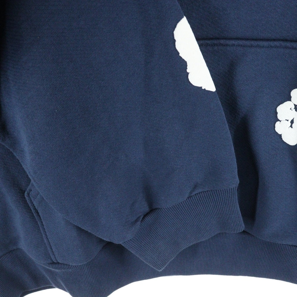 DENIM TEARS(デニムティアーズ) 23SS COTTON WREATH HOODIE コットン リース フーデット スウェットパーカー ネイビー