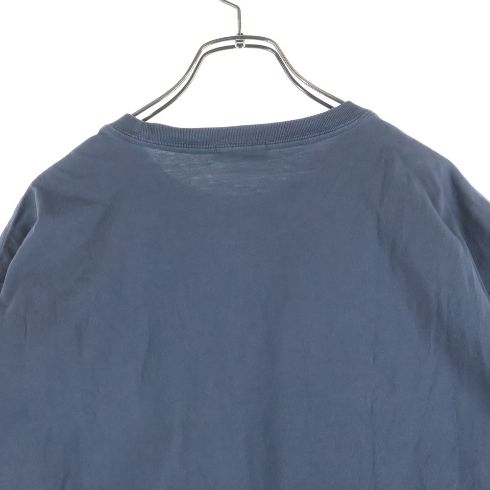 KITH(キス) ×JINRO 眞露 韓国限定 センターロゴプリント 半袖Tシャツ カットソー グレー/ブルー KHM032175