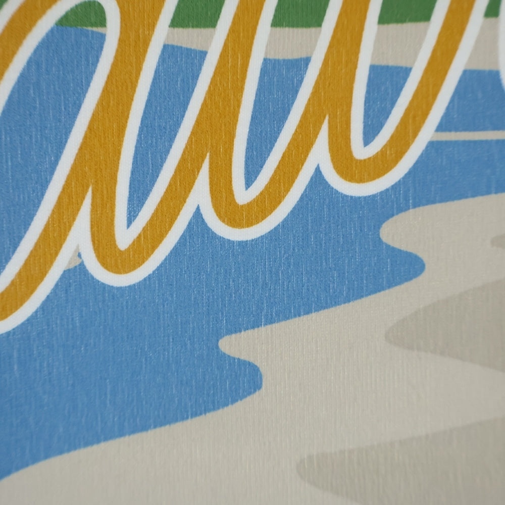 KITH(キス) HAWAII BEACH TEE ハワイ限定 ビーチ ボックスロゴ バックプリント 半袖Tシャツ カットソー ホワイト KHM031940