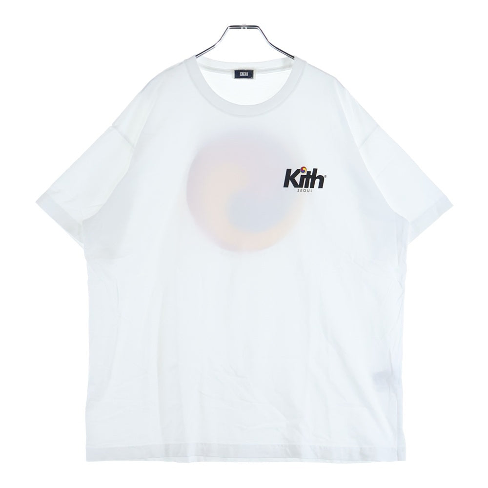 KITH(キス) SEOUL OPEN TEE ソウル オープン限定 背面プリント半袖Tシャツ カットソー ホワイト KHM032185