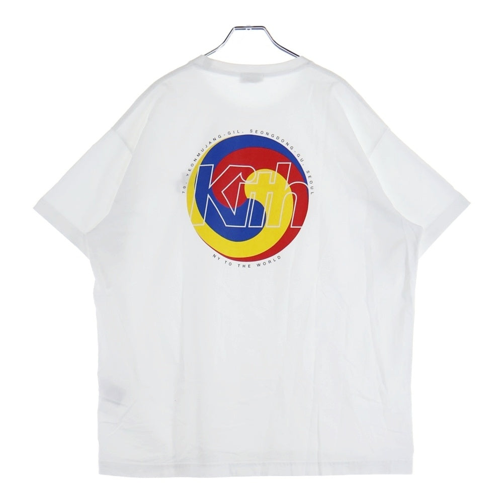 KITH(キス) SEOUL OPEN TEE ソウル オープン限定 背面プリント半袖Tシャツ カットソー ホワイト KHM032185