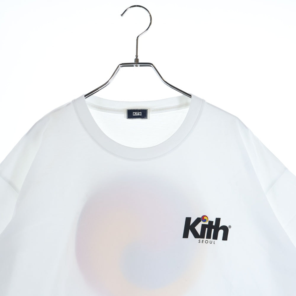 KITH(キス) SEOUL OPEN TEE ソウル オープン限定 背面プリント半袖Tシャツ カットソー ホワイト KHM032185