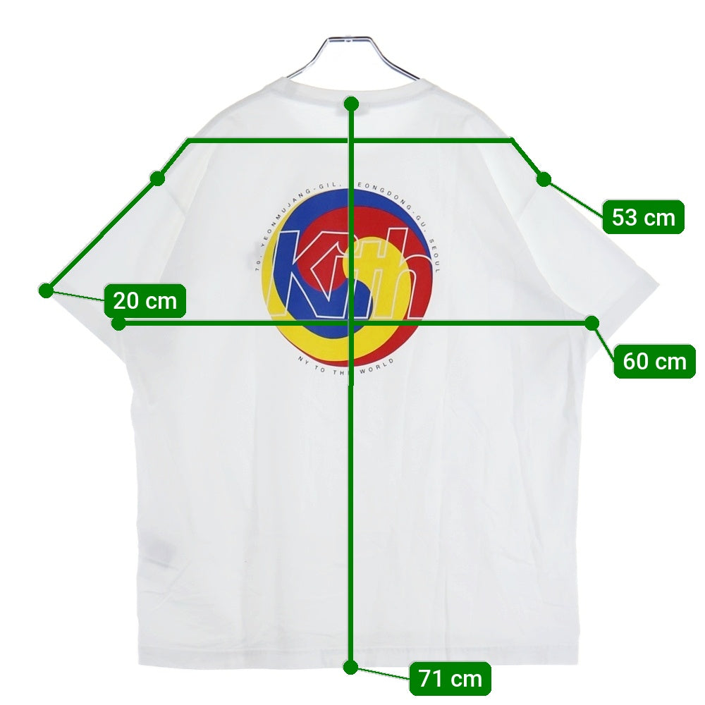 KITH(キス) SEOUL OPEN TEE ソウル オープン限定 背面プリント半袖Tシャツ カットソー ホワイト KHM032185