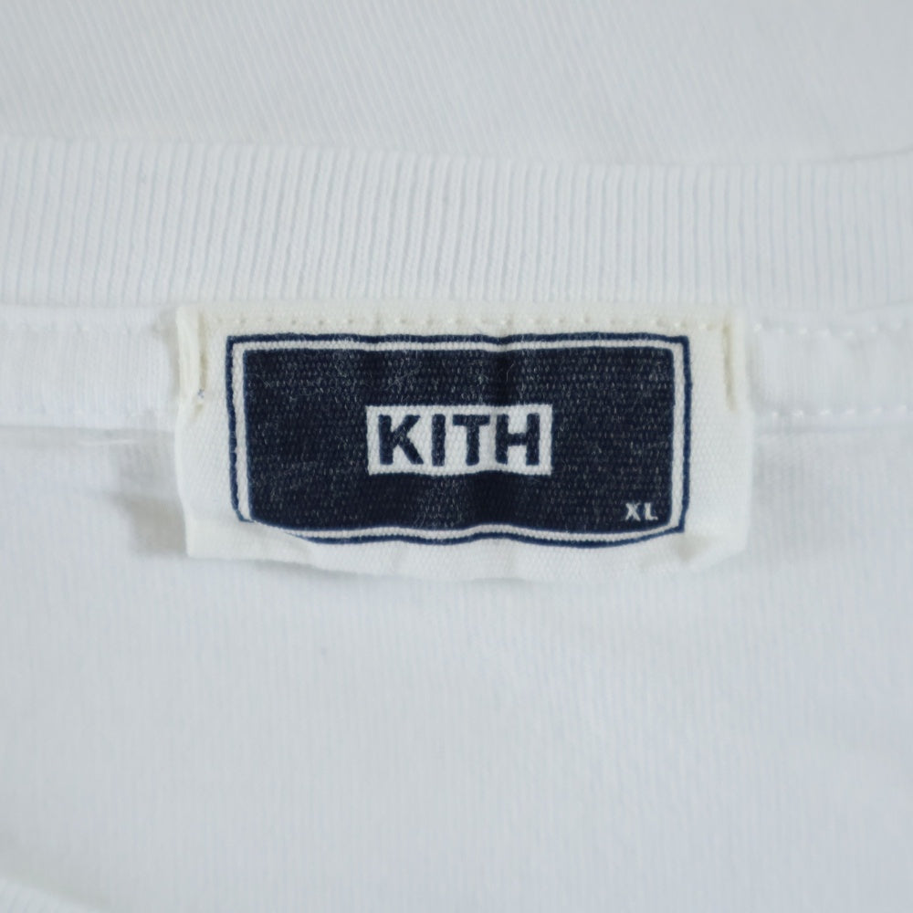 KITH(キス) HONOLULU HAWAII MAP TEE ホノルル ハワイ限定 背面マッププリント半袖Tシャツ カットソー ホワイト