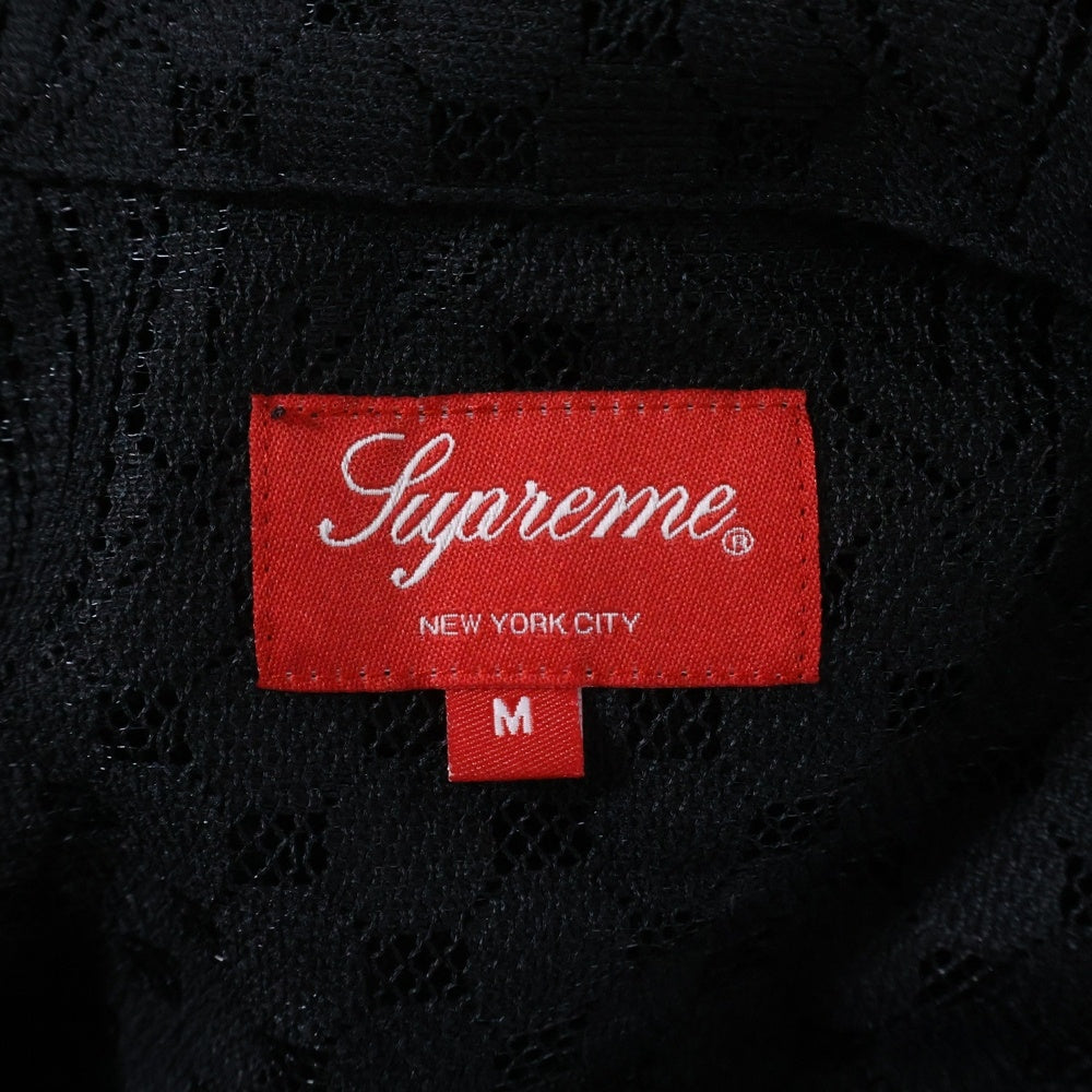 SUPREME(シュプリーム) 20SS Lace S/S Shirt レース半袖シャツ ブラック