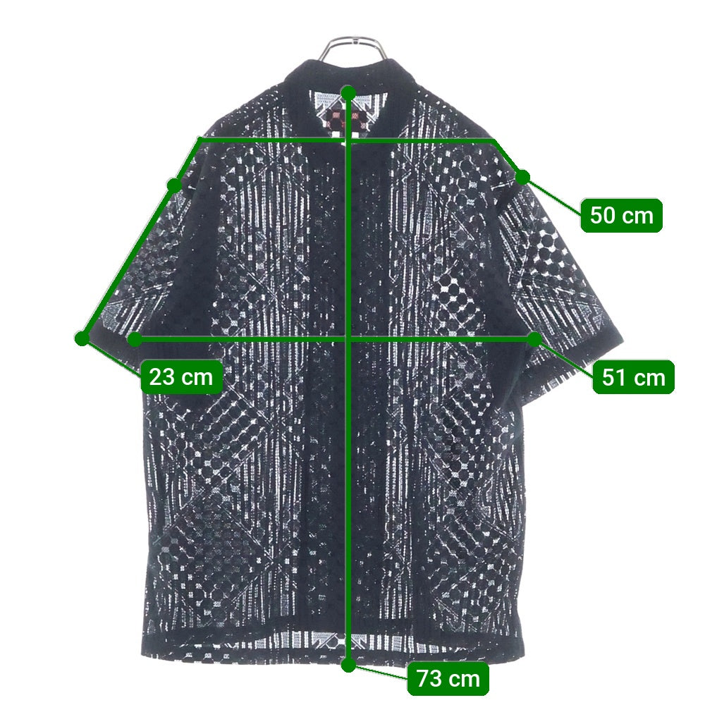 SUPREME(シュプリーム) 20SS Lace S/S Shirt レース半袖シャツ ブラック