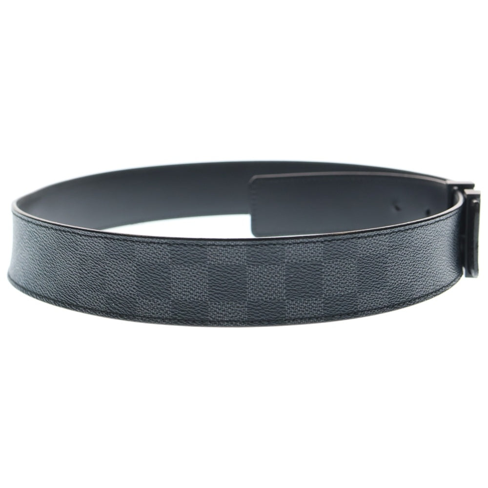 LOUIS VUITTON(ルイヴィトン) ダミエグラフィット サンチュールLVイニシアル ベルト ブラック M9808 AC1394