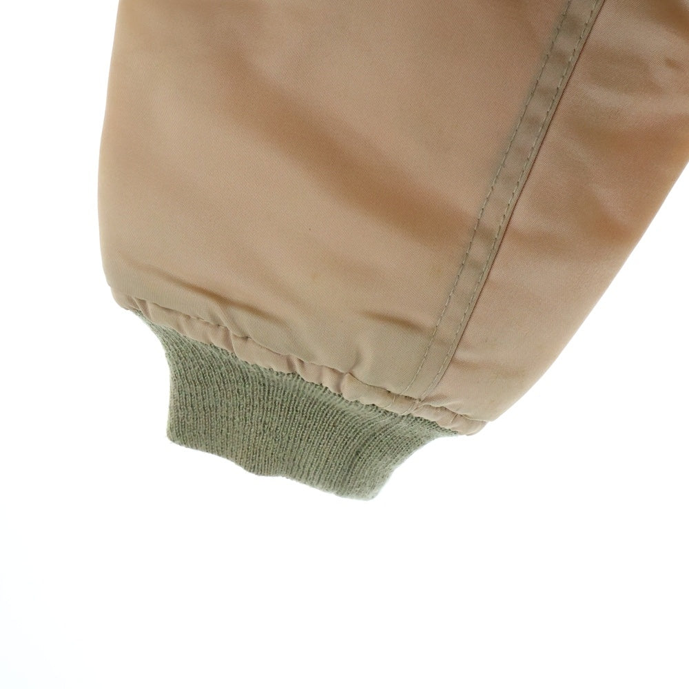 HOUSTON(ヒューストン) N-2B FLIGHT JACKET ファーフーデッド フライトボンバージャケット ブルゾン ベージュ
