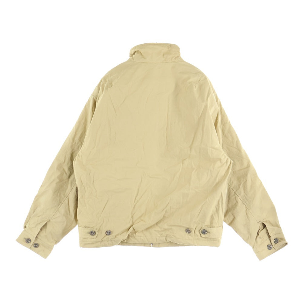 Eddie Bauer(エディバウワー) 90S VINTAGE コットン ナイロン スイングトップ ジップアップジャケット ベージュ