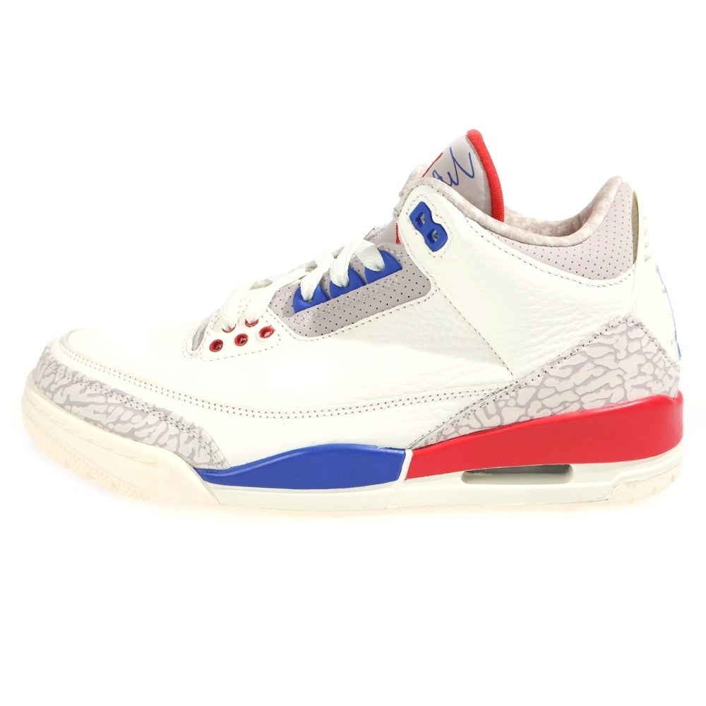 NIKE(ナイキ) AIR JORDAN 3 RETRO エアジョーダン3 レトロ ハイカットスニーカー ホワイト US8/26cm 136064-140