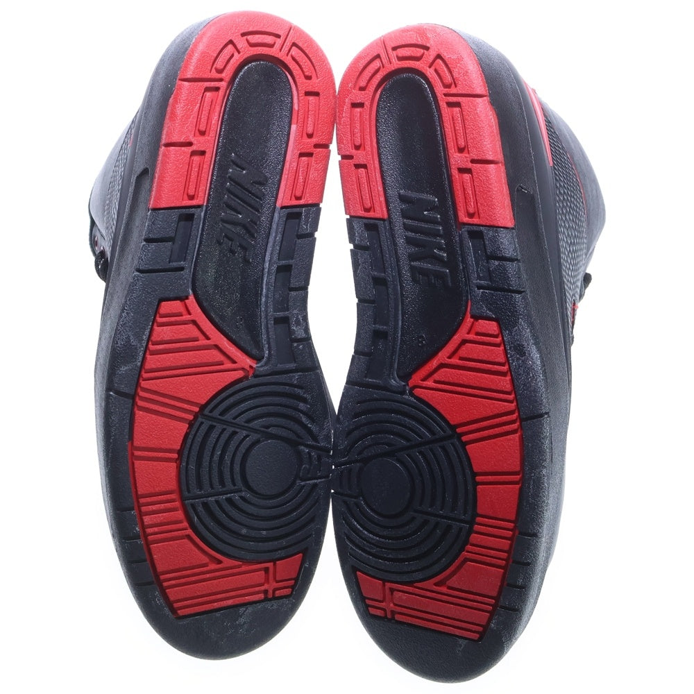NIKE(ナイキ) 【観賞用 2015年製】 AIR JORDAN 2 RETRO ALTERNATE 87 エアジョーダン2 レトロ オルタネイト ハイカットスニーカー ブラック/レッド US8/26cm 834274-001