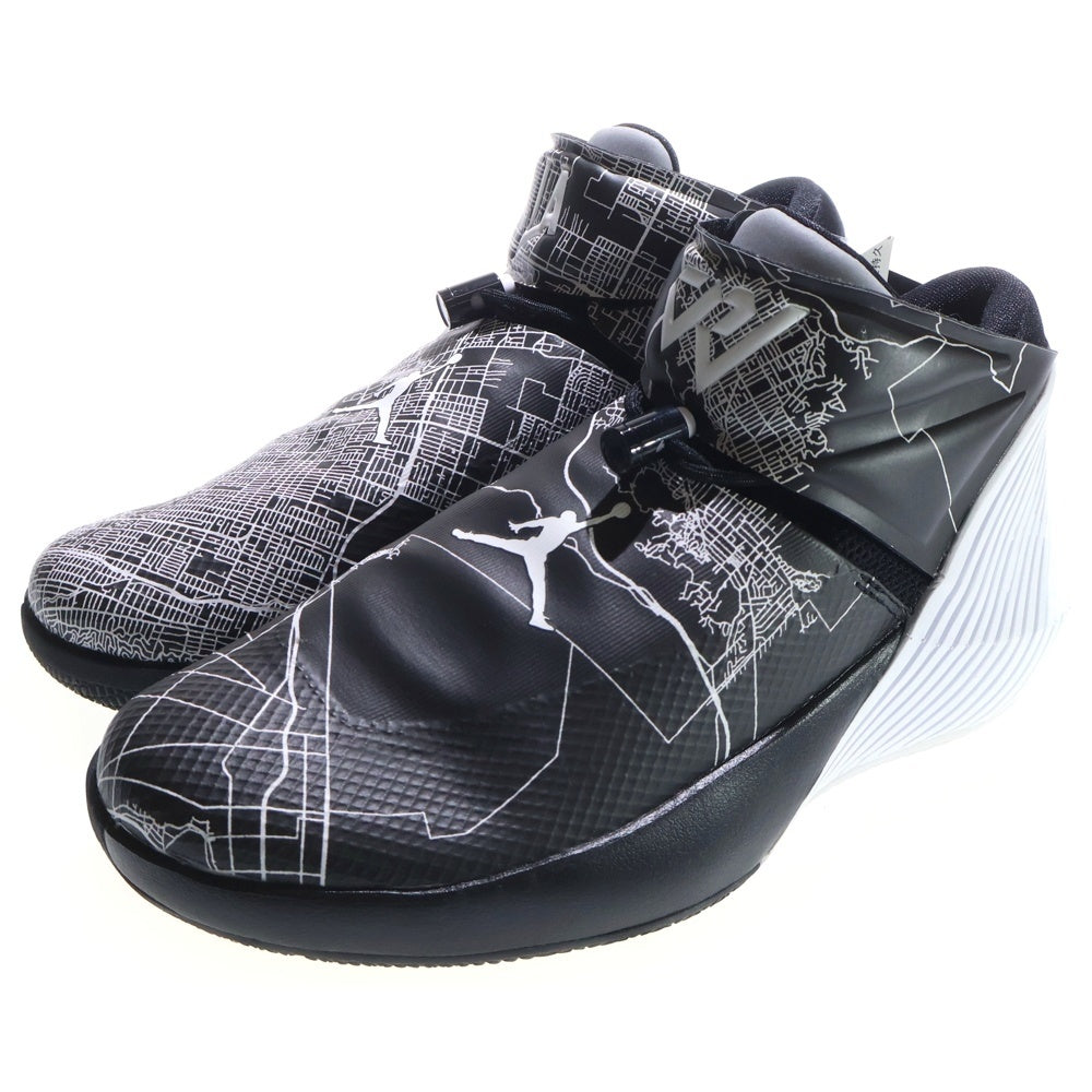 NIKE(ナイキ) JORDAN WHY NOT ZER0.1 PFX ジョーダン ワイノット ゼロ ドローストリング ミッドカットスニーカー ブラック/ホワイト US8/26cm A01041-021