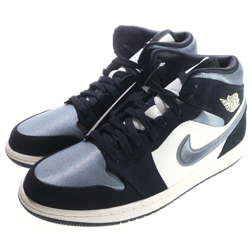 NIKE(ナイキ) AIR JORDAN 1 MID SE エアジョーダン 1 ミッドカットスニーカー ブラック/ホワイト/グレー US8/26cm 852542-011