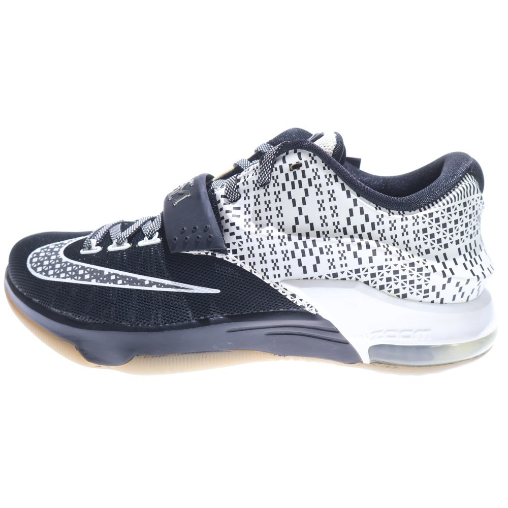 NIKE(ナイキ) 【鑑賞用 2014年製】 KD 7 BHM ケビン デュラント 7 ブラックヒストリーマンス ローカットスニーカー ブラック/ホワイト US8/26cm 718817-010
