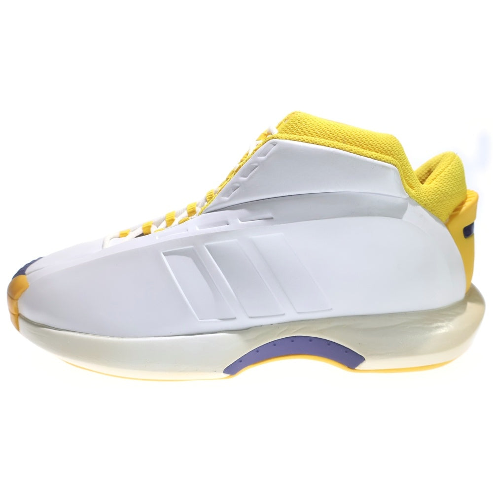 adidas(アディダス) 【鑑賞用 2006年製】 CRAZY 1 KOBE LAKERS HOME クレイジー コービー レイカーズ ホーム ミッドカットスニーカー ホワイト/イエロー US8/26cm 467309