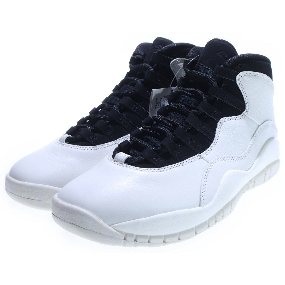 NIKE(ナイキ) AIR JORDAN 10 RETRO I'M BACK エアジョーダン10 アイムバック レースアップ ミッドカット スニーカー ブラック/ホワイト US8/26cm 310805-104
