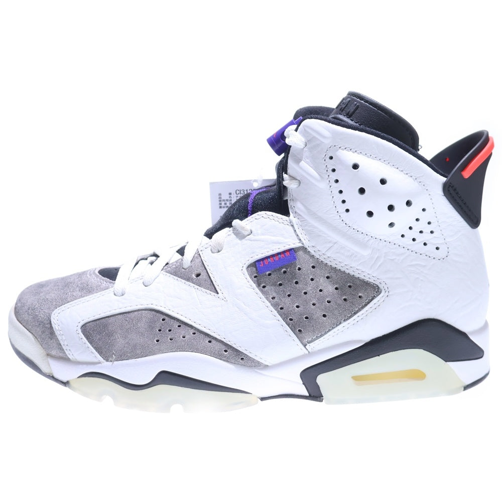 NIKE(ナイキ) AIR JORDAN 6 RETRO LTR エア ジョーダン 6 ハイカット スニーカー ダークコンコルド ホワイト US8/26cm CI3125-100