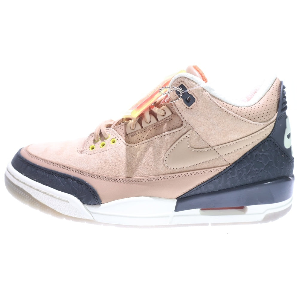 NIKE(ナイキ) AIR JORDAN 3 RETRO JTH NRG BIO BEIGE エアジョーダン3 レトロ ビオ ベージュ ミッドカットスニーカー ベージュ US8/26cm AV6683-200