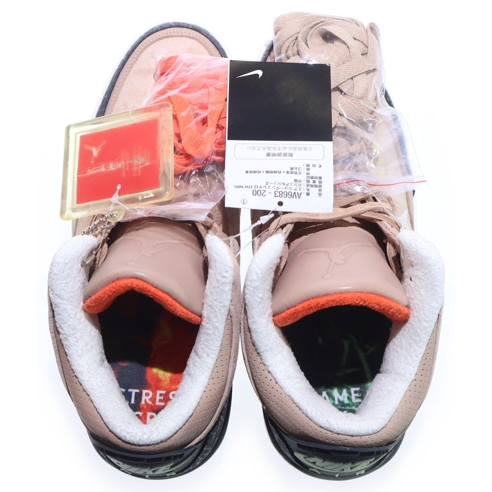 NIKE(ナイキ) AIR JORDAN 3 RETRO JTH NRG BIO BEIGE エアジョーダン3 レトロ ビオ ベージュ ミッドカットスニーカー ベージュ US8/26cm AV6683-200
