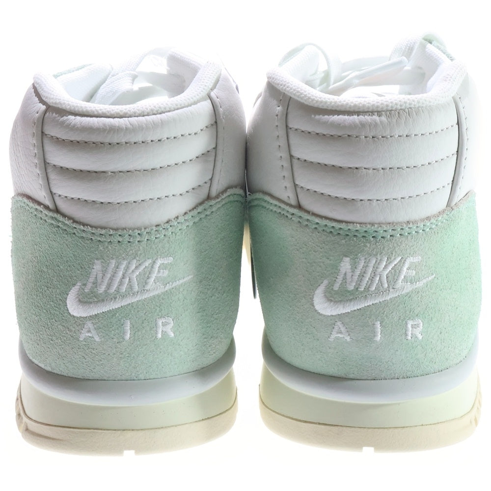 NIKE(ナイキ) AIR TRAINER 1 ENAMEL GREEN エアトレーナー1 エナメルグリーン ミッドカットスニーカー ホワイト/ライトグリーン US8/26cm DX4462-300
