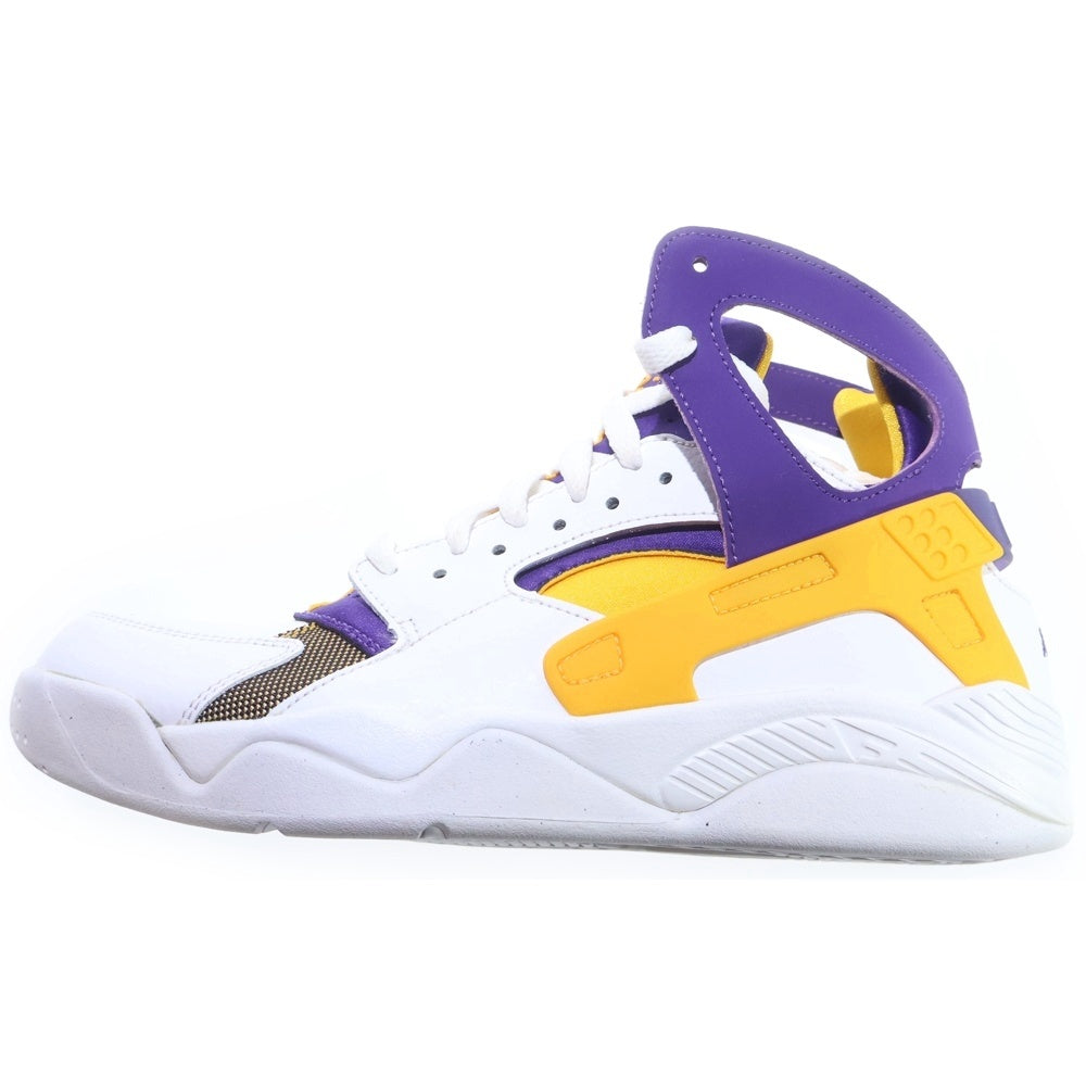 NIKE(ナイキ) 【観賞用 2015年製】 AIR FLIGHT HUARACHE LAKERS エアフライトハラチ レイカーズ ローカットスニーカー ホワイト/イエロー/パープル US8/26cm 705005-101