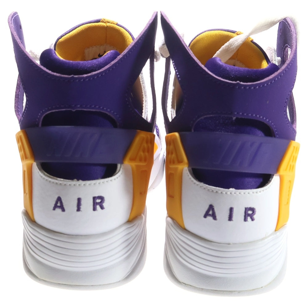 NIKE(ナイキ) 【観賞用 2015年製】 AIR FLIGHT HUARACHE LAKERS エアフライトハラチ レイカーズ ローカットスニーカー ホワイト/イエロー/パープル US8/26cm 705005-101