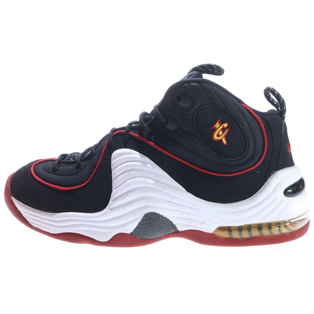 NIKE(ナイキ) 【観賞用 2015年製】 AIR PENNY II MIAMI HEAT エアペニー2 マイアミヒート ハイカットスニーカー ブラック/ホワイト US8/26cm 333886-002